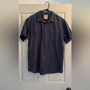 Men's Blue Denim Shirt